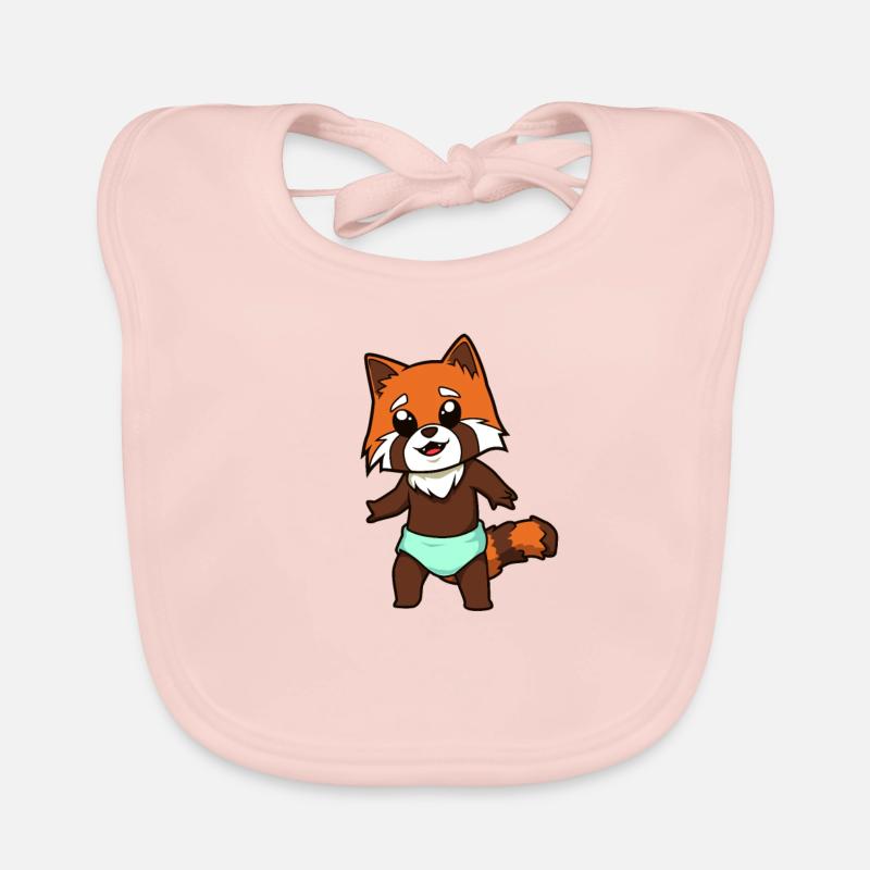 Kawaii Bébé Panda Ro Bavoir bio Bébé