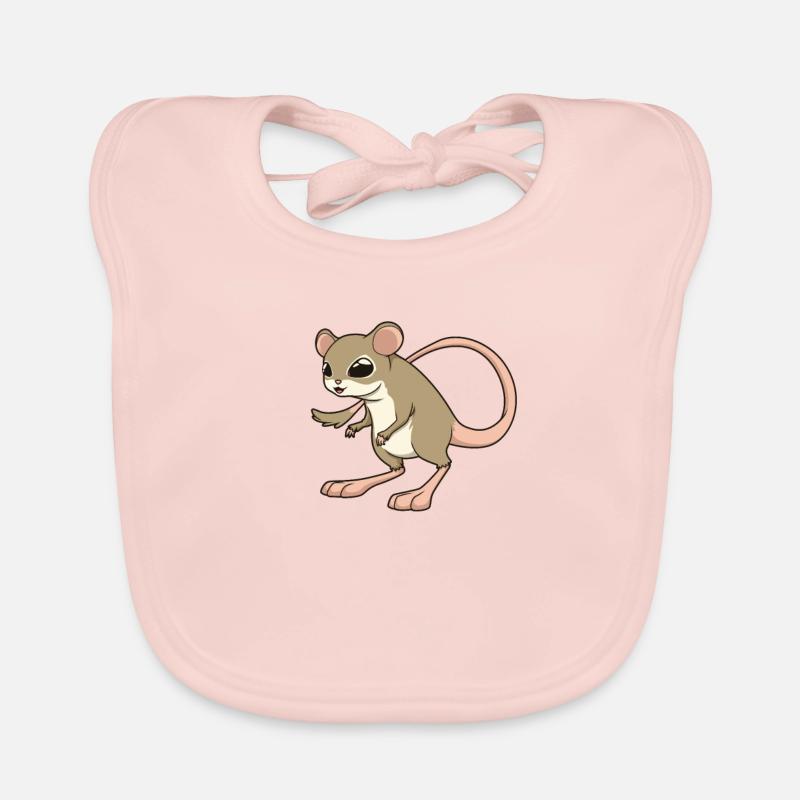Kawaii Kängurumaus Baby Bio-Lätzchen