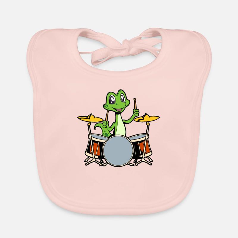 Batteur de Comic Gecko Bavoir bio Bébé