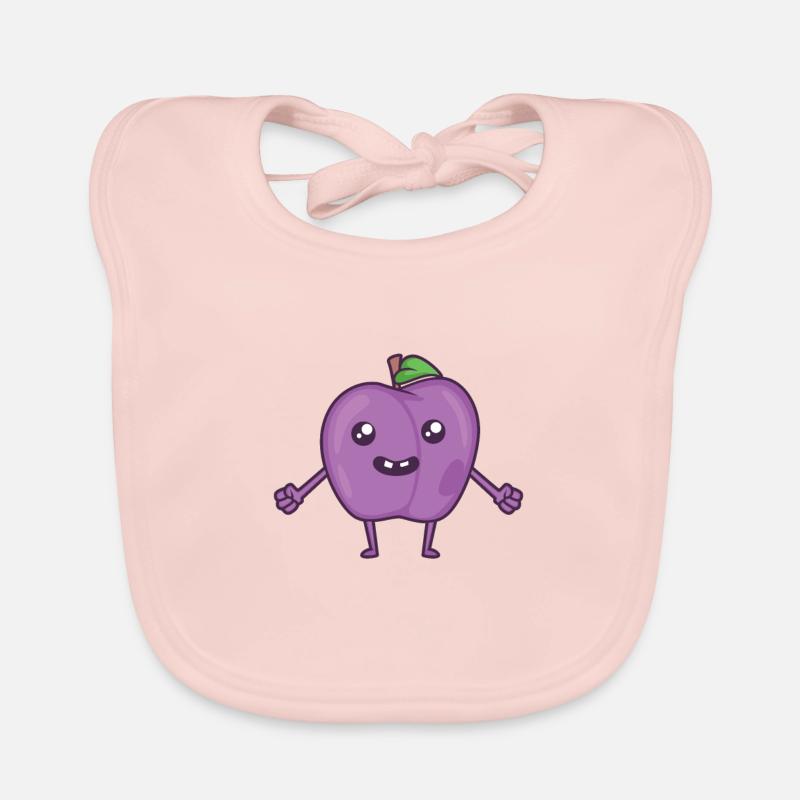 Kawaii Comic Prune Bavoir bio Bébé