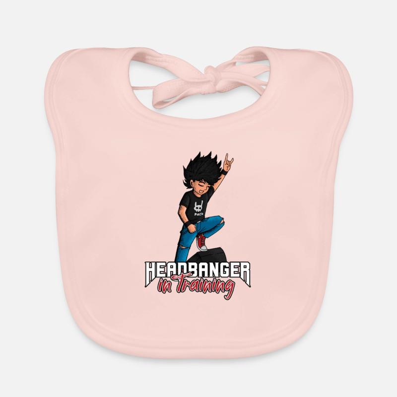 Small rockers - headbangers in training Organic Baby Bibs