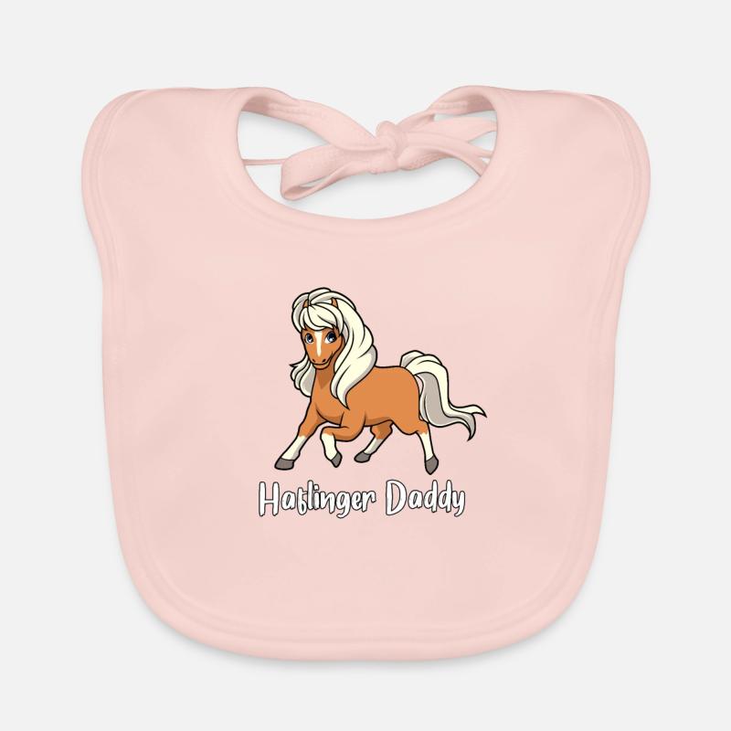 Amateurs de chevaux - Haflinger Daddy Bavoir bio Bébé