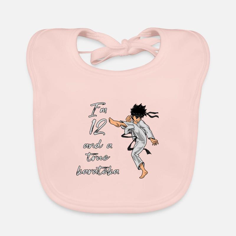 J’ai 12 ans - Karaté garçons Bavoir bio Bébé