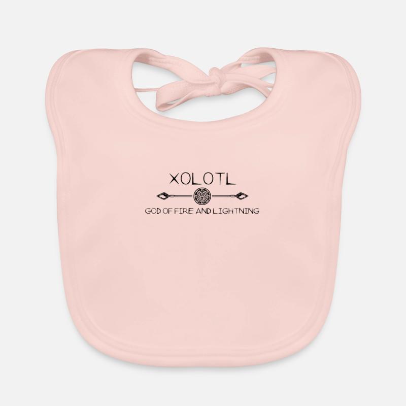 Dieu Aztèque du Feu - Xolotl Bavoir bio Bébé