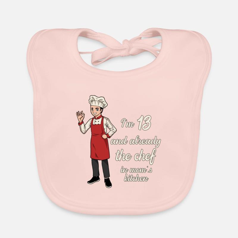 I'm 13 - Young Chef Organic Baby Bibs