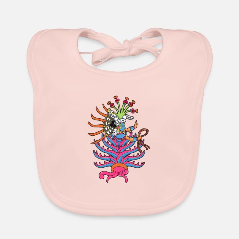 Aztec Earth Goddess - Mayahuel Organic Baby Bibs