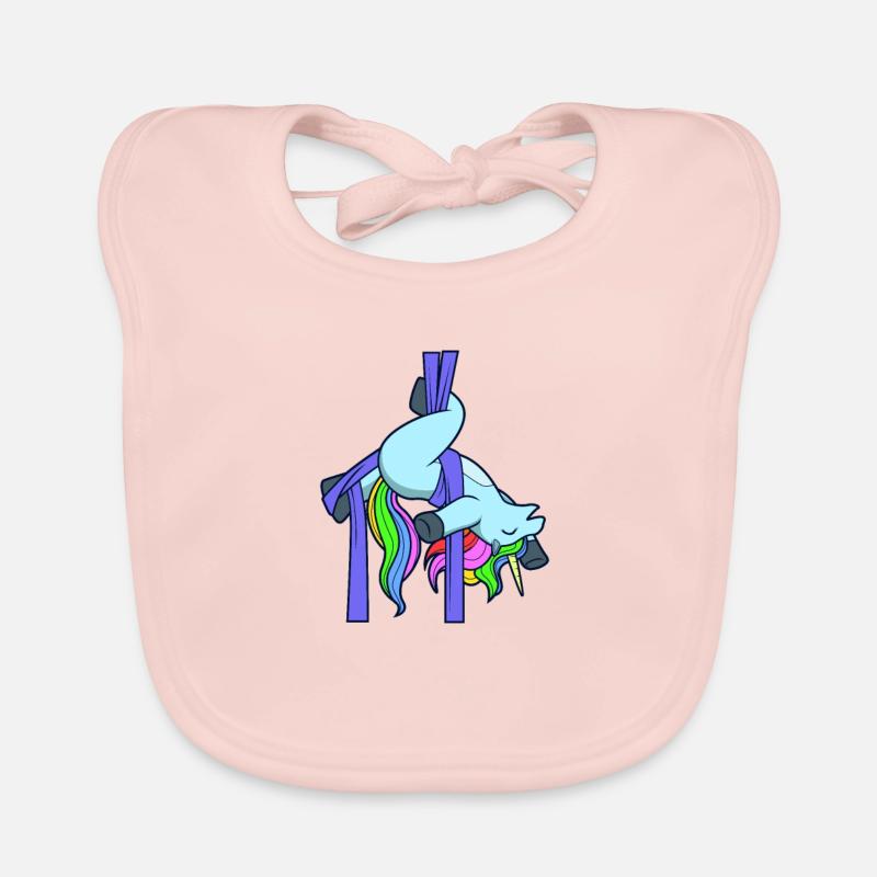 Aerial Silk Einhorn Baby Bio-Lätzchen