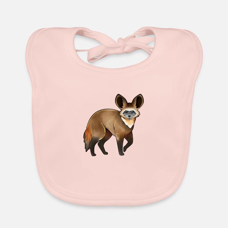 Zeichnung eines Löffelhund Baby Bio-Lätzchen