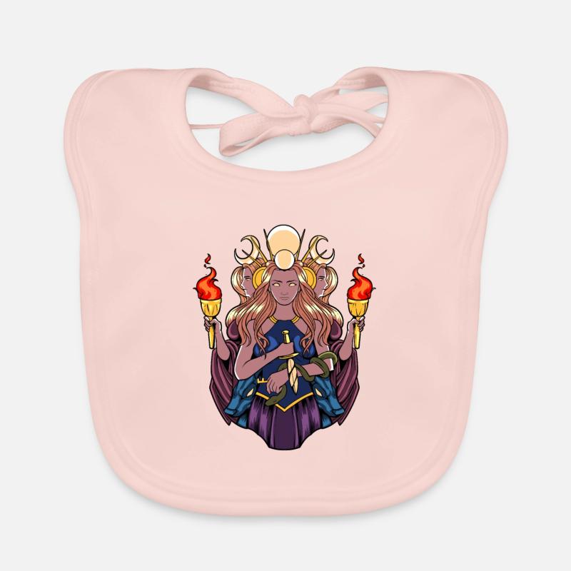 Déesse grecque Hécate Bavoir bio Bébé