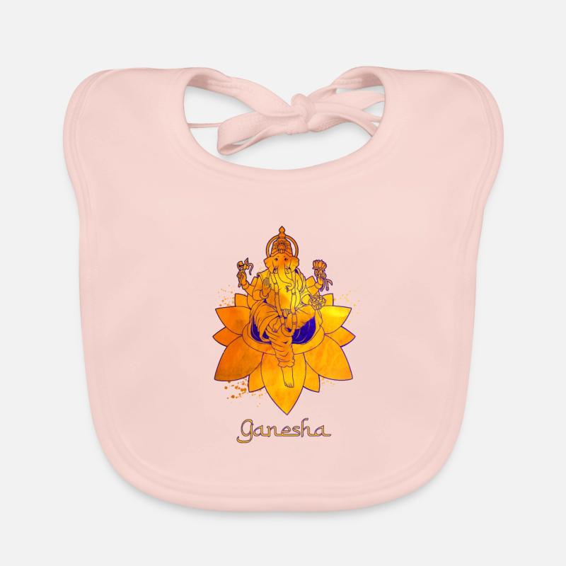 Dieu hindou - Ganesha Bavoir bio Bébé