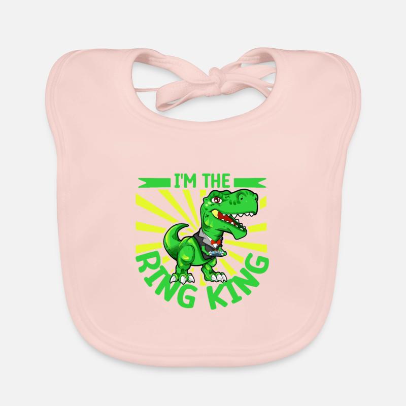 Ich bin der Ring King - Ringträger Baby Bio-Lätzchen