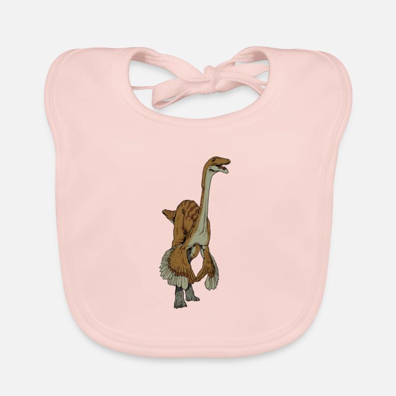 Dessin de Gallimimus Bavoir bio Bébé