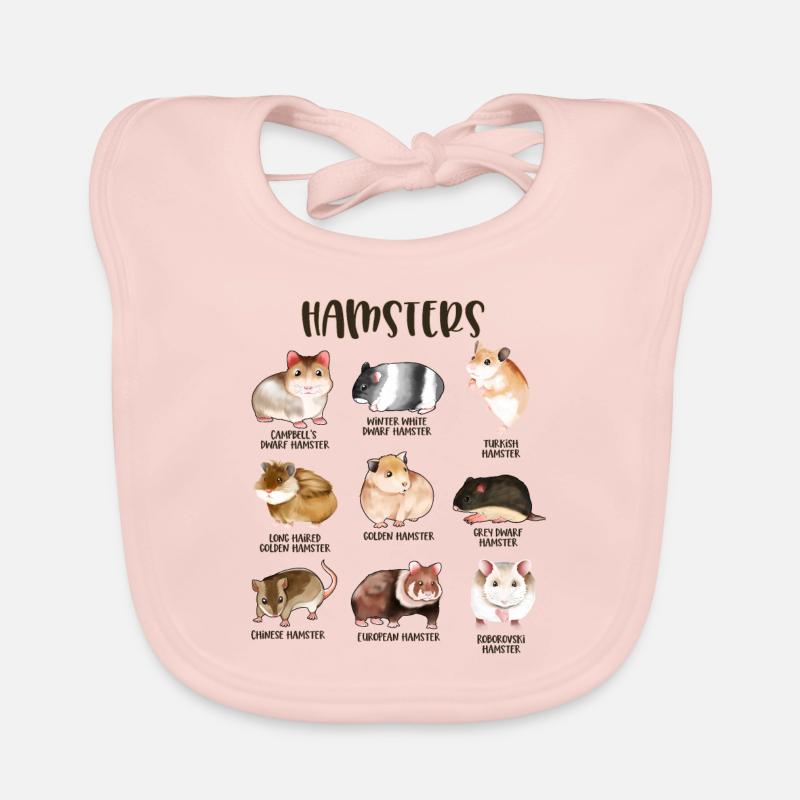 Beaucoup de hamsters différents Bavoir bio Bébé