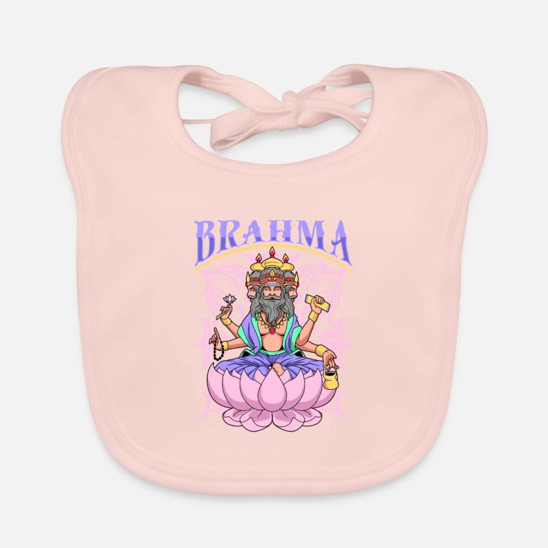 Dieu hindou - Brahma Bavoir bio Bébé