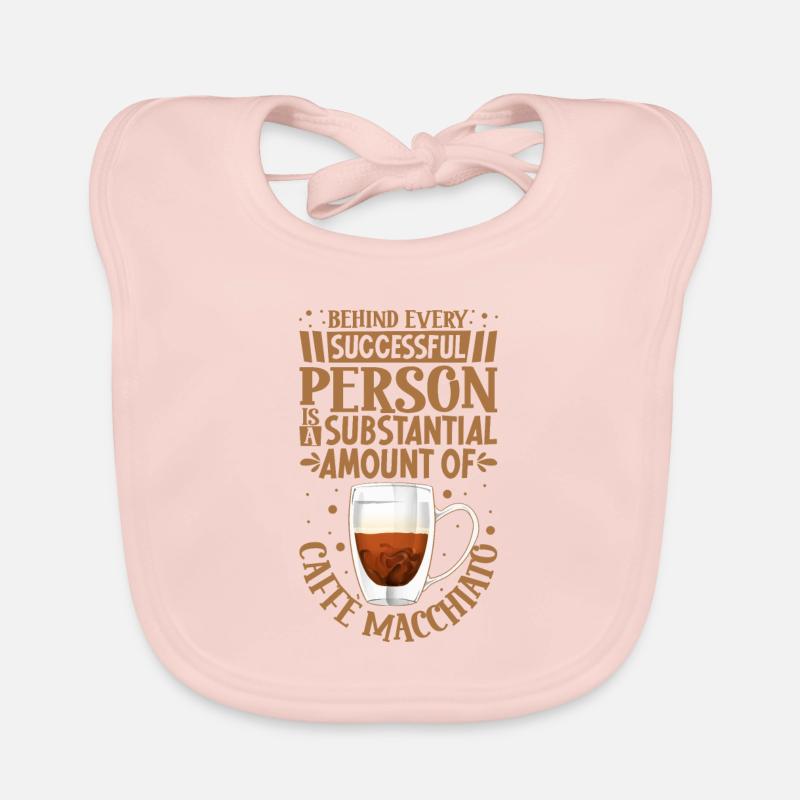 Erfolgreich nur mit Caffè macchiato Baby Bio-Lätzchen