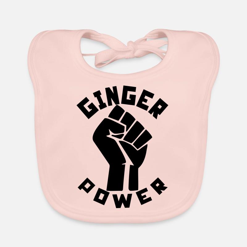 Ginger Power Organic Baby Bibs