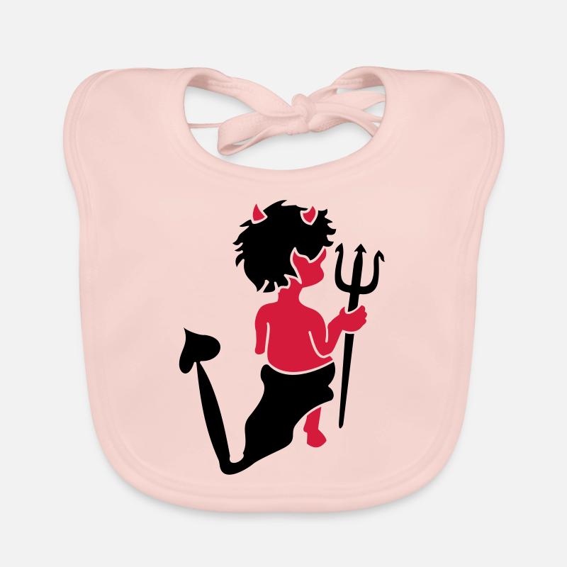 Kleiner Teufel / little devil (a, 2c) Organic Baby Bibs