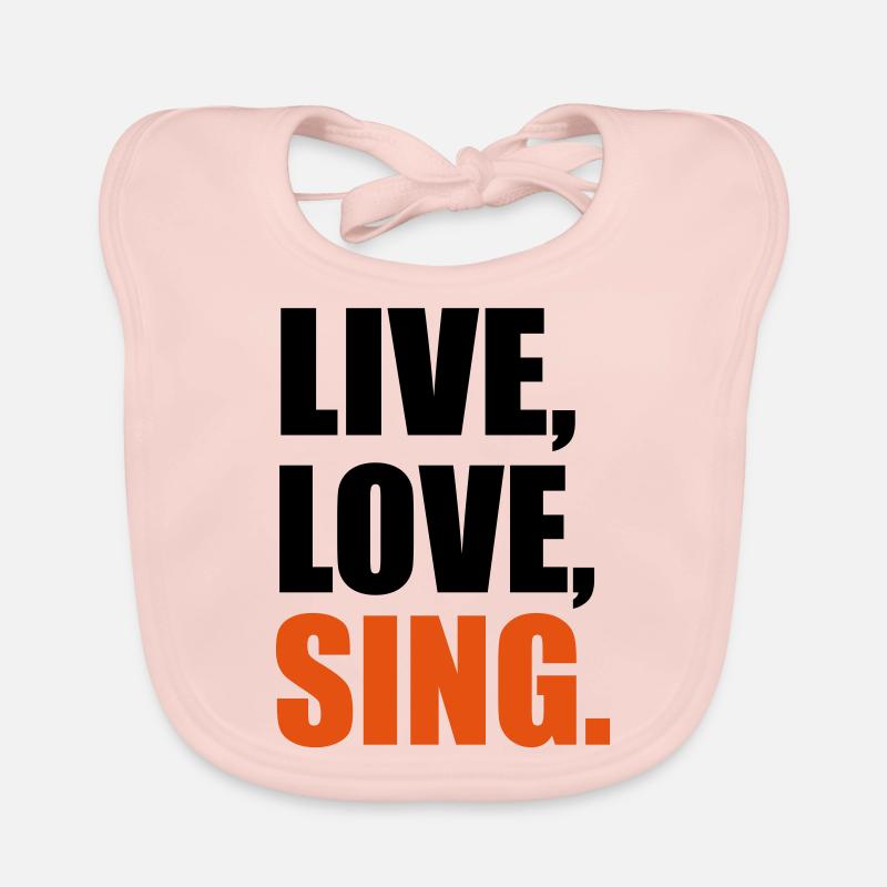 singen Baby Bio-Lätzchen