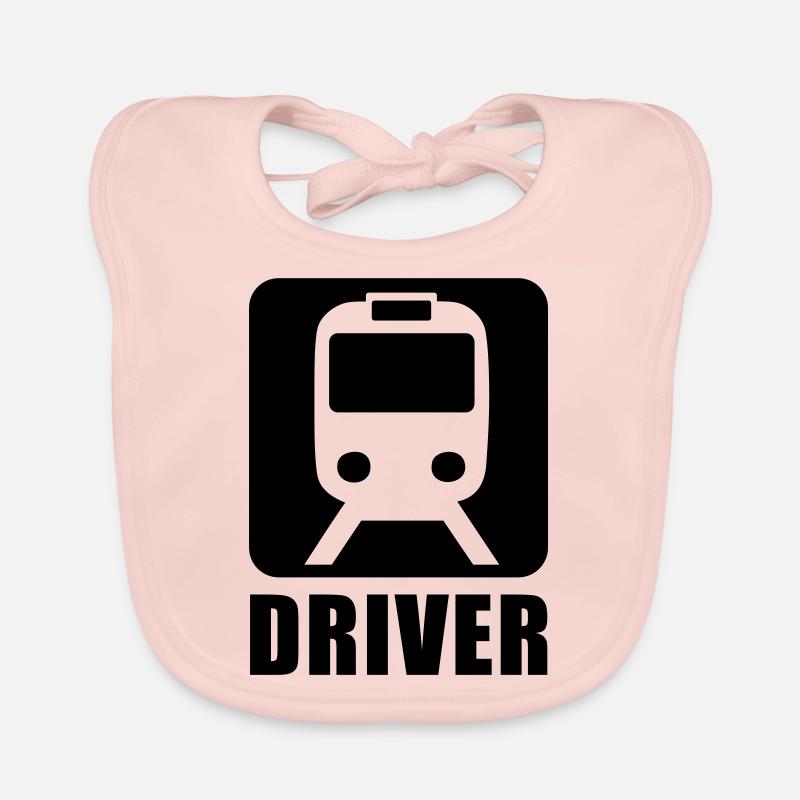 U-Bahn Driver Baby Bio-Lätzchen
