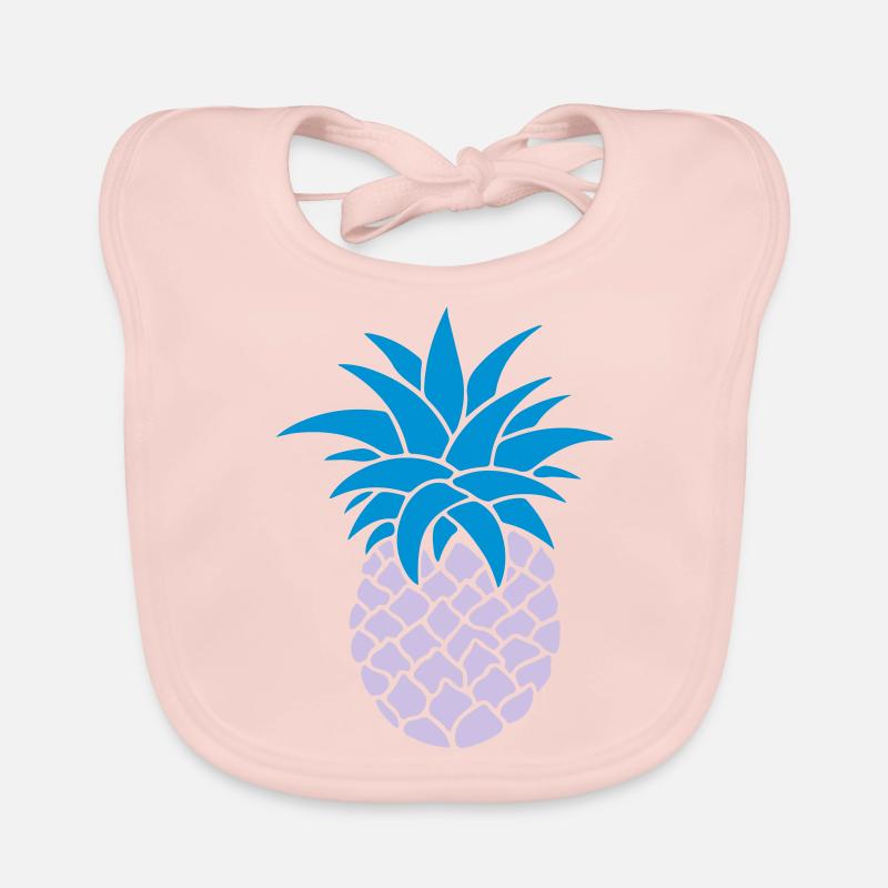 ANANAS STYLIZED Organic Baby Bibs