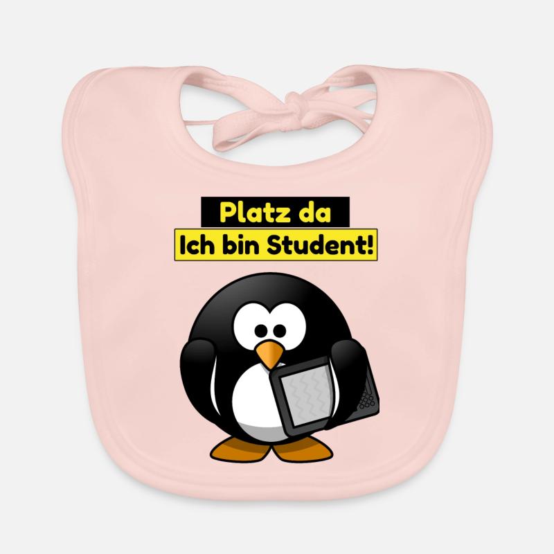 Platz da ich bin Student Baby Bio-Lätzchen