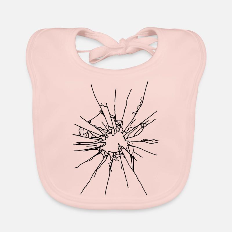 verre cassé Bavoir bio Bébé