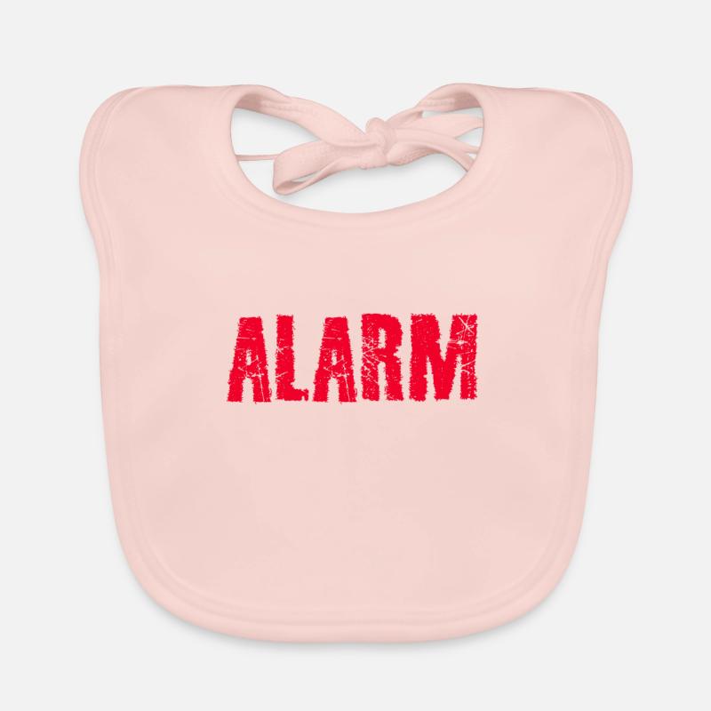 Alarm - Baby Bio-Lätzchen - Rose