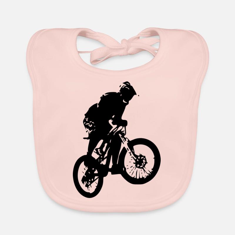 Mountain bikers Organic Baby Bibs
