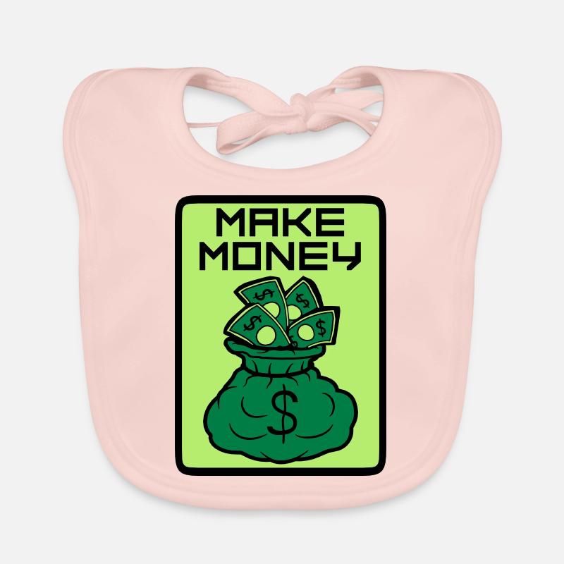 Money Maker Shield Organic Baby Bibs