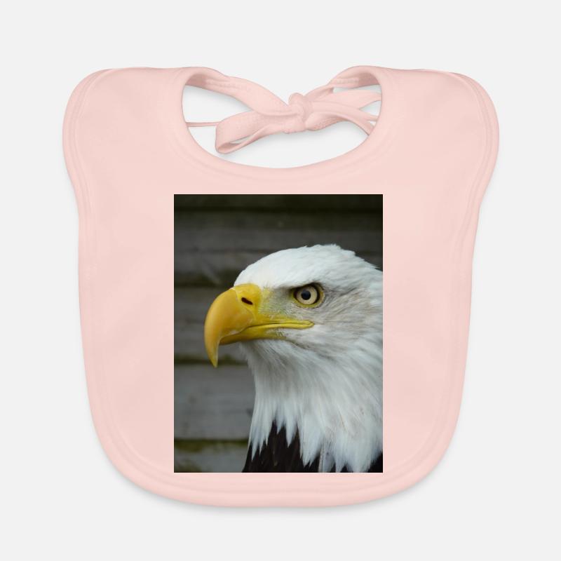 American Bald Eagle Organic Baby Bibs