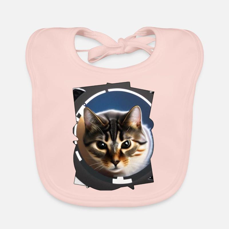 Space cat Baby Bio-Lätzchen