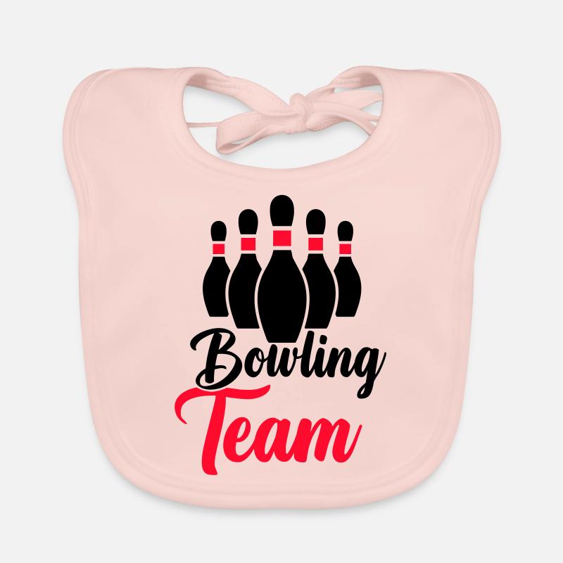 bowling team Baby Bio-Lätzchen