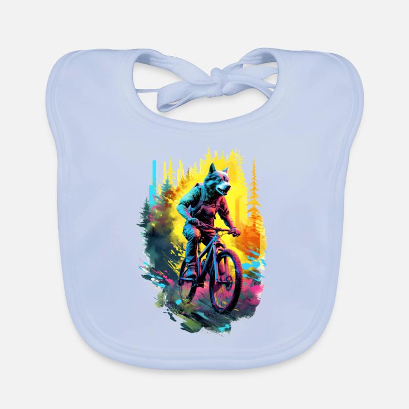 Chien à vélo / VTT / VTT Bavoir bio Bébé