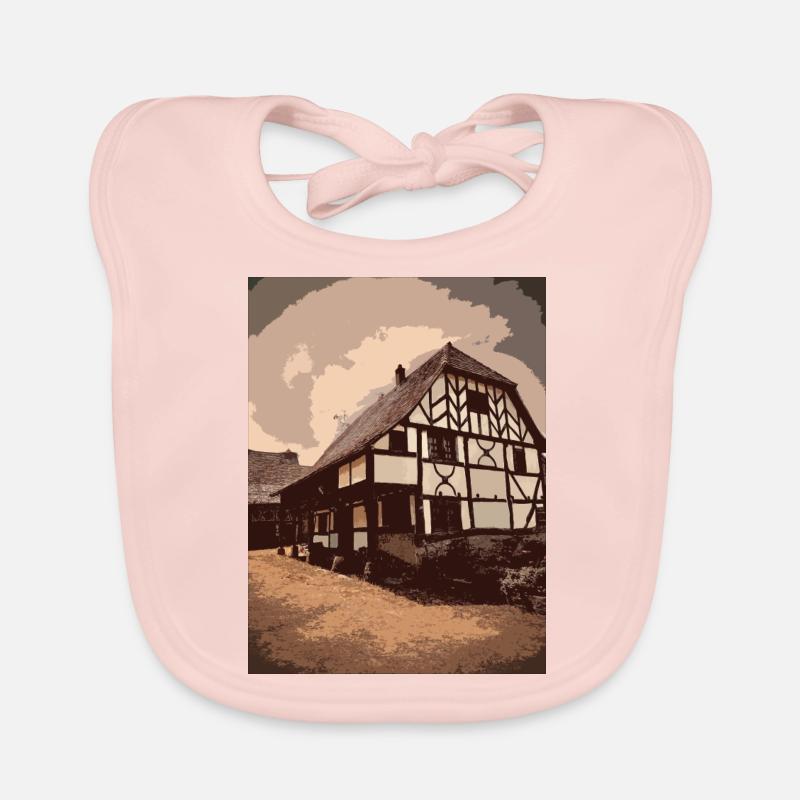 Maison Alsacienne Dessin Bavoir bio Bébé