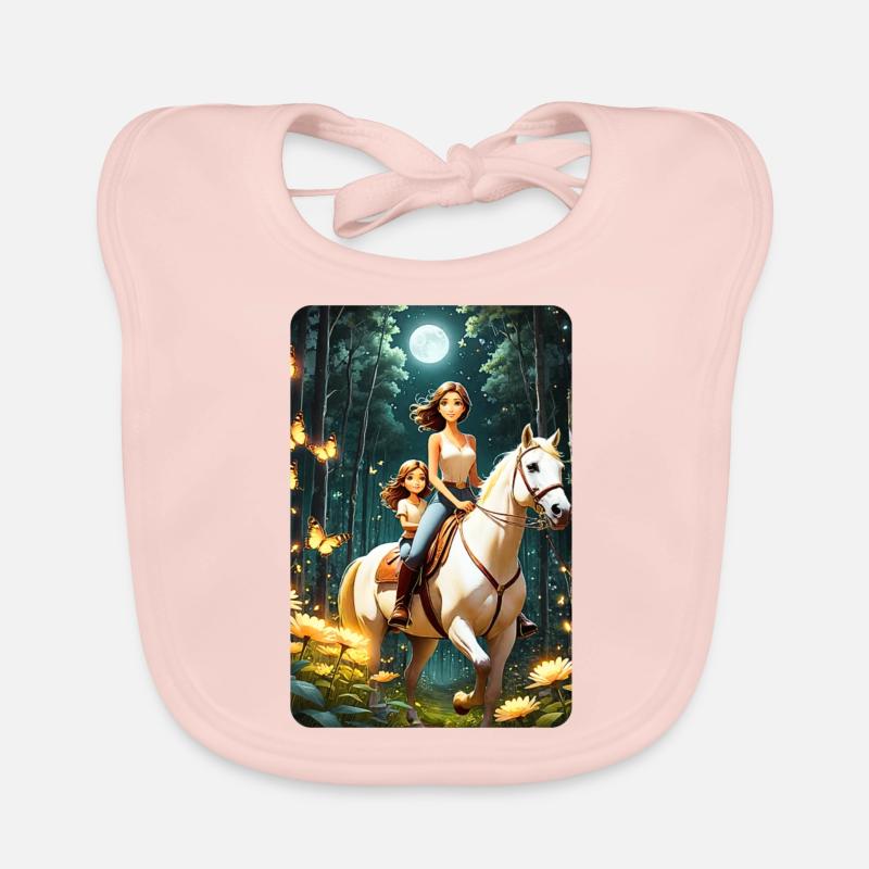 Cadeau de la mère de conception personnalisée Bavoir bio Bébé