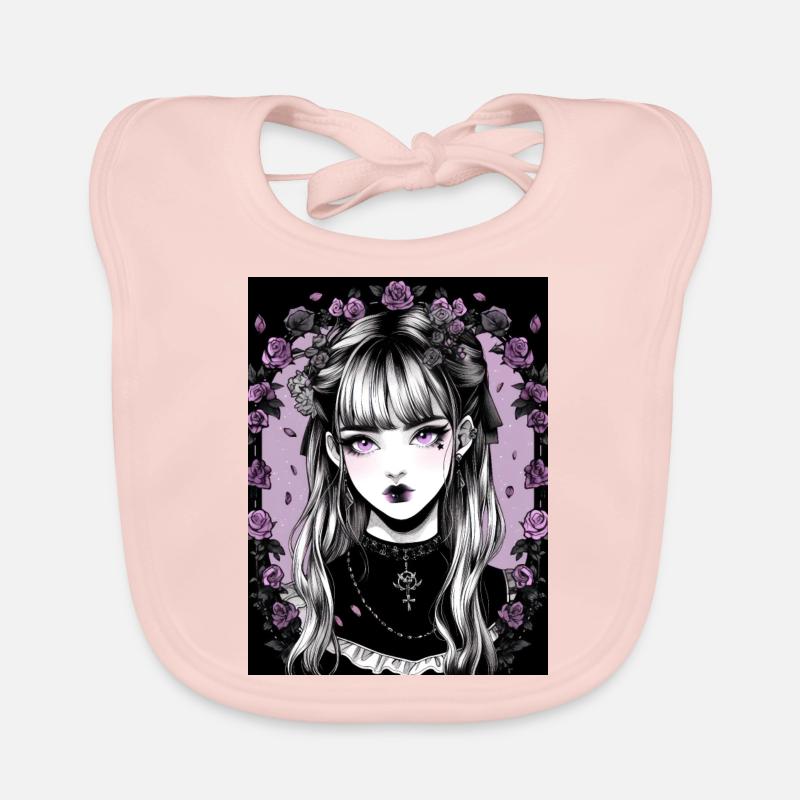 Anime, Mädchen, Geschenk Baby Bio-Lätzchen