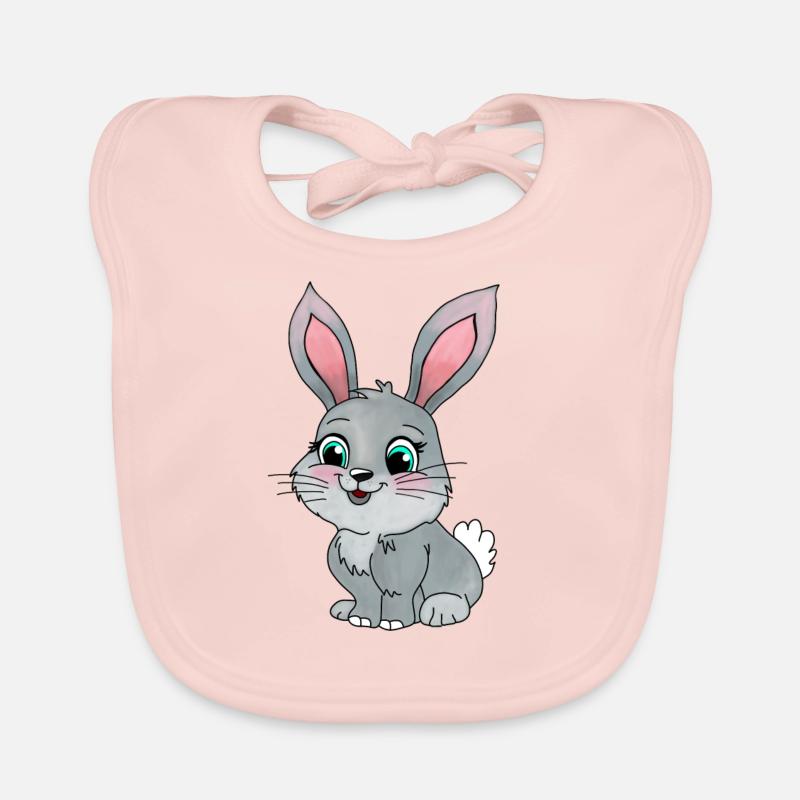 Petit Lapin Bavoir bio Bébé