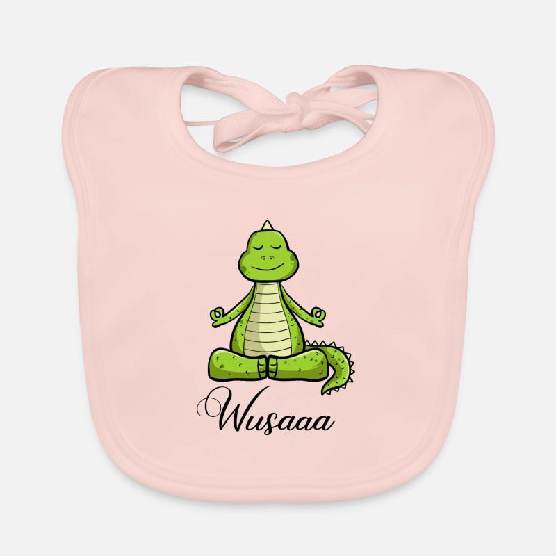 Auszeit Durchatmen Wusaaa Drache Baby Bio-Lätzchen