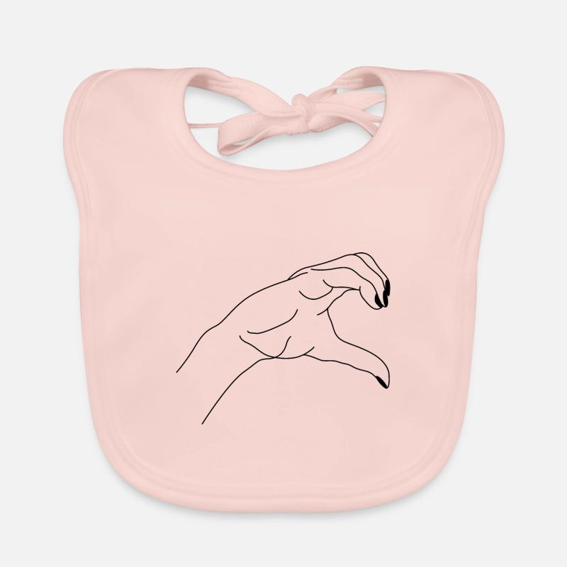 Main Bavoir bio Bébé