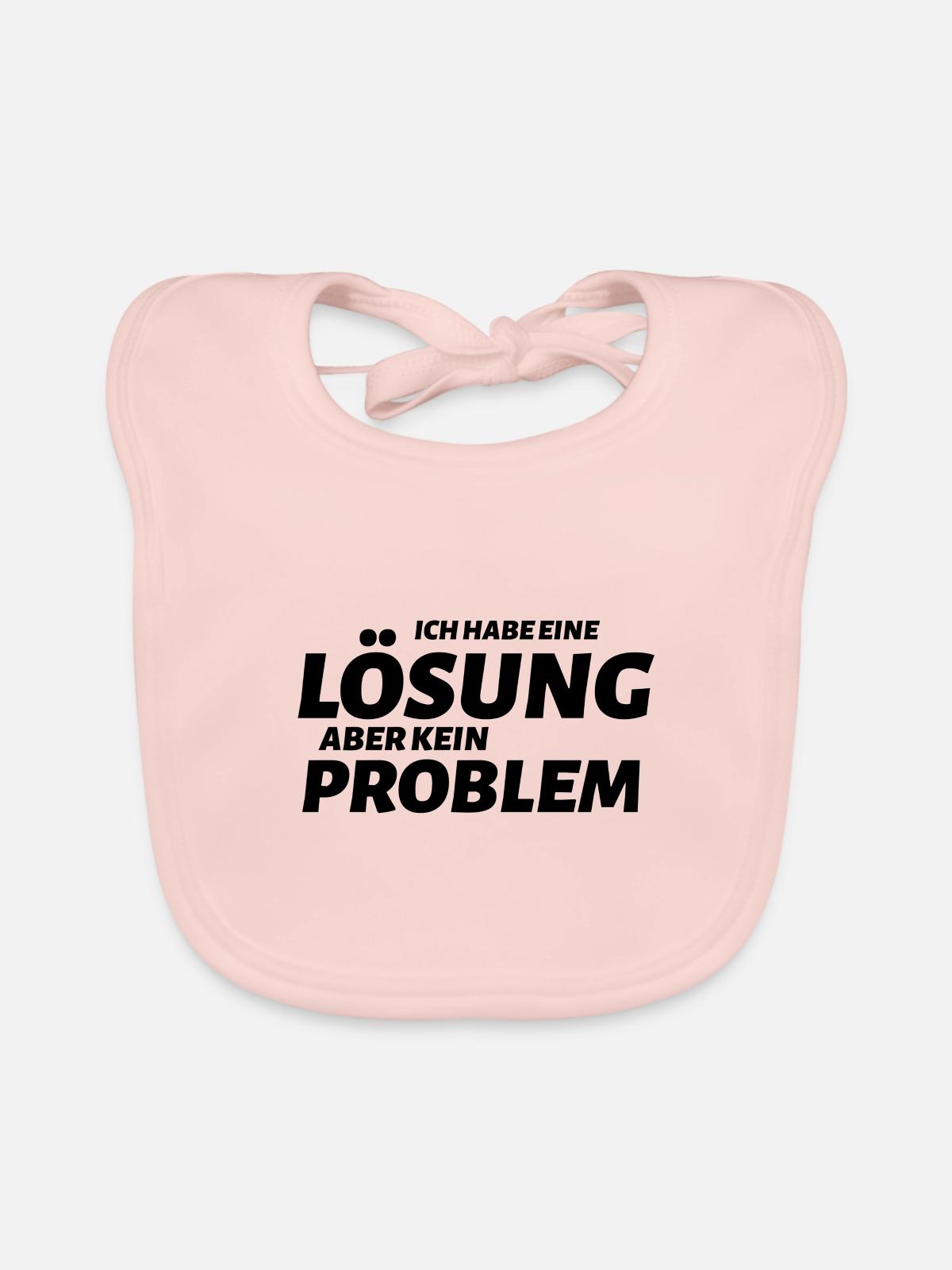 Problem - Baby Bio-Lätzchen - Rose - Vorne