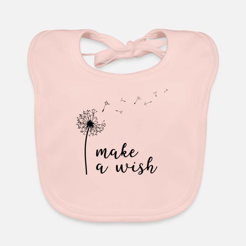 Make a wish Organic Baby Bibs