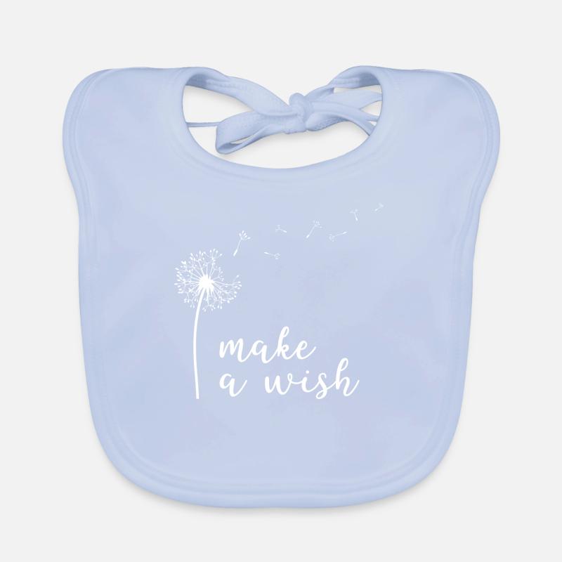 Make a wish. Organic Baby Bibs