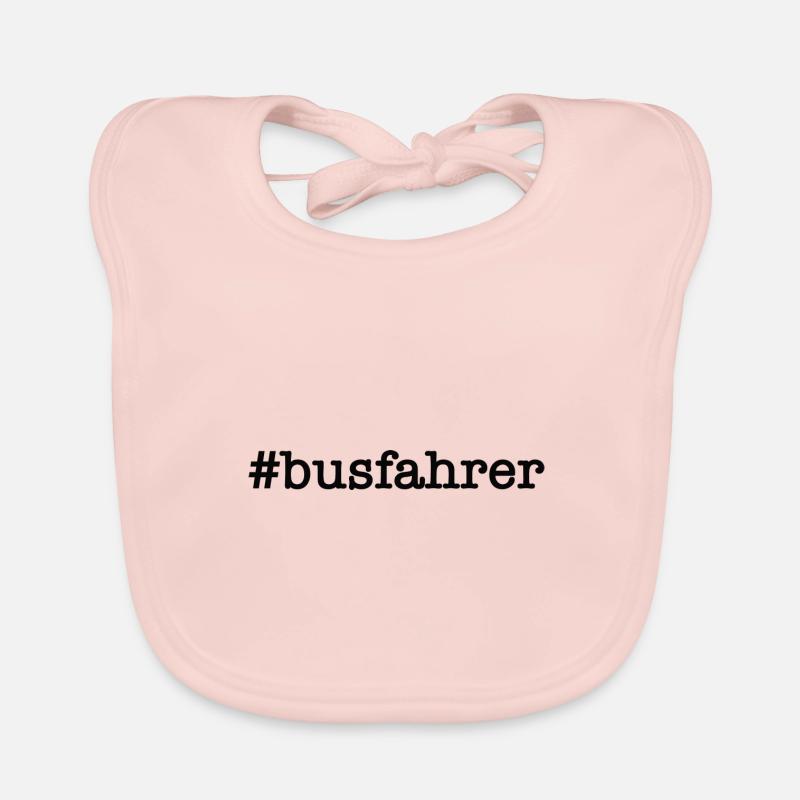 Busfahrer Sprüche hashtag Baby Bio-Lätzchen