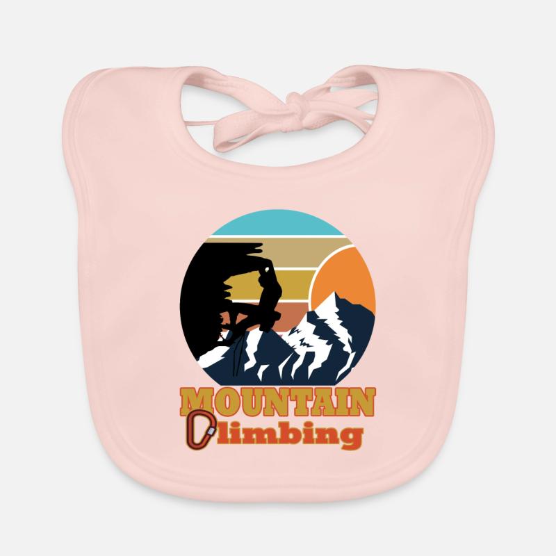 Climb climbing Organic Baby Bibs