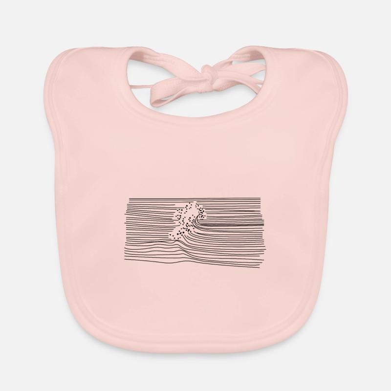 vagues Bavoir bio Bébé