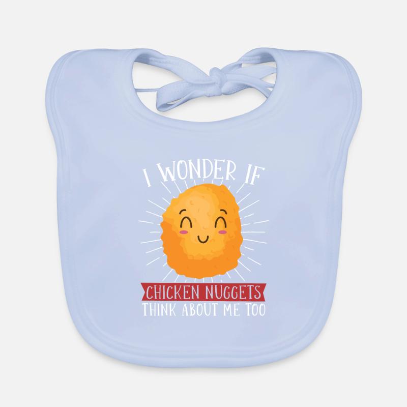 Ask me if Nuggets Nugget Lover Chicken Organic Baby Bibs