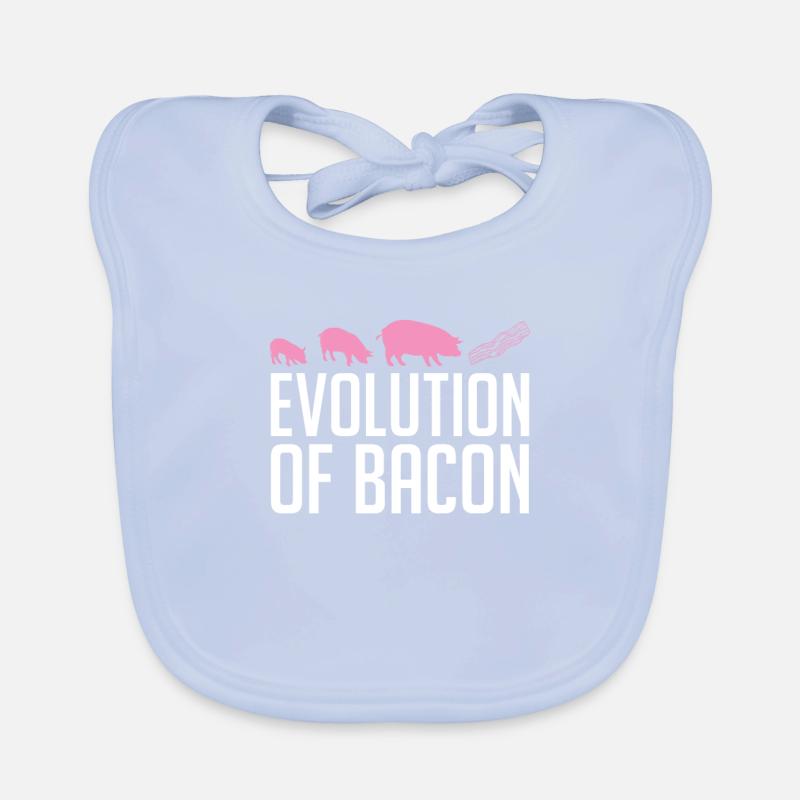 Evolution Von Bacon Breakfast Bacon Lover Meat Baby Bio-Lätzchen