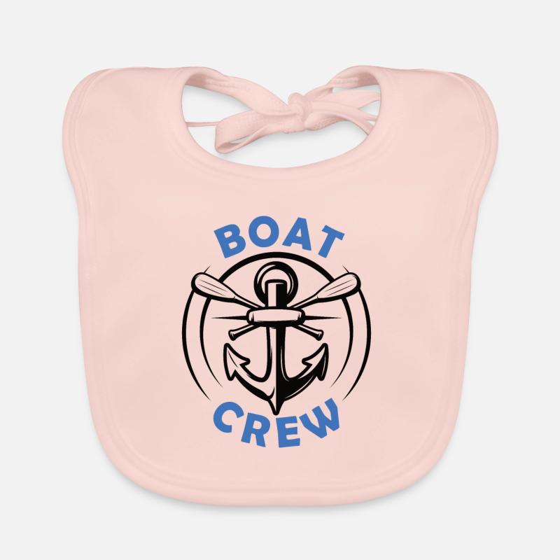 Boat crew as a group Boating Organic Baby Bibs