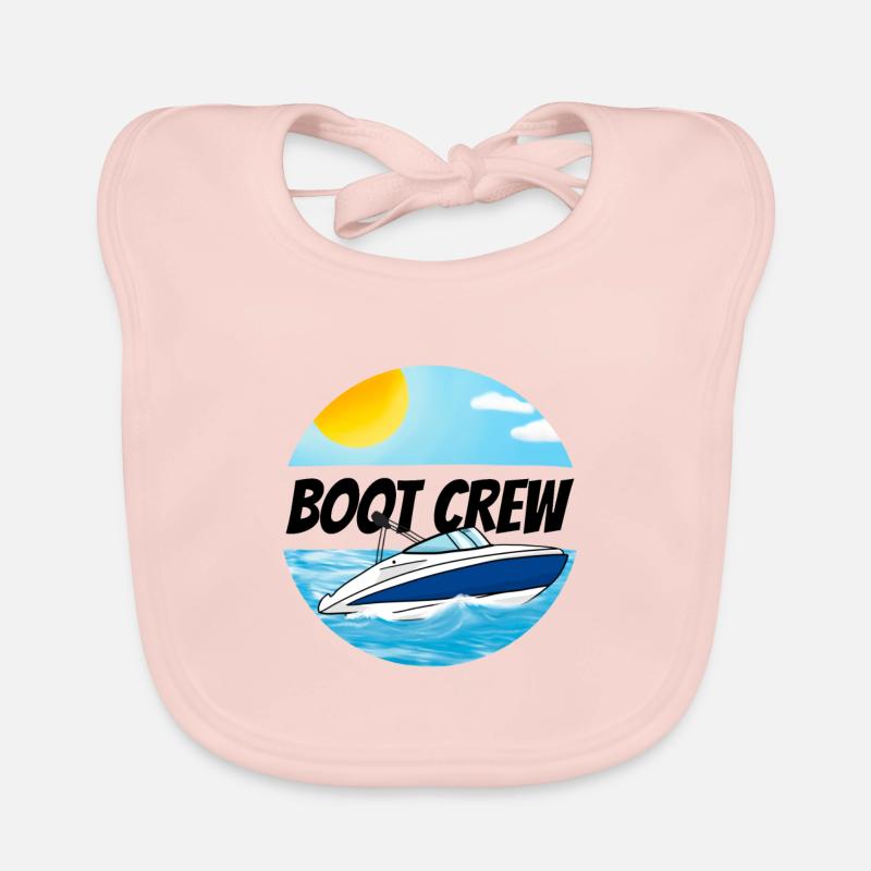 Boot crew Motorboot Baby Bio-Lätzchen