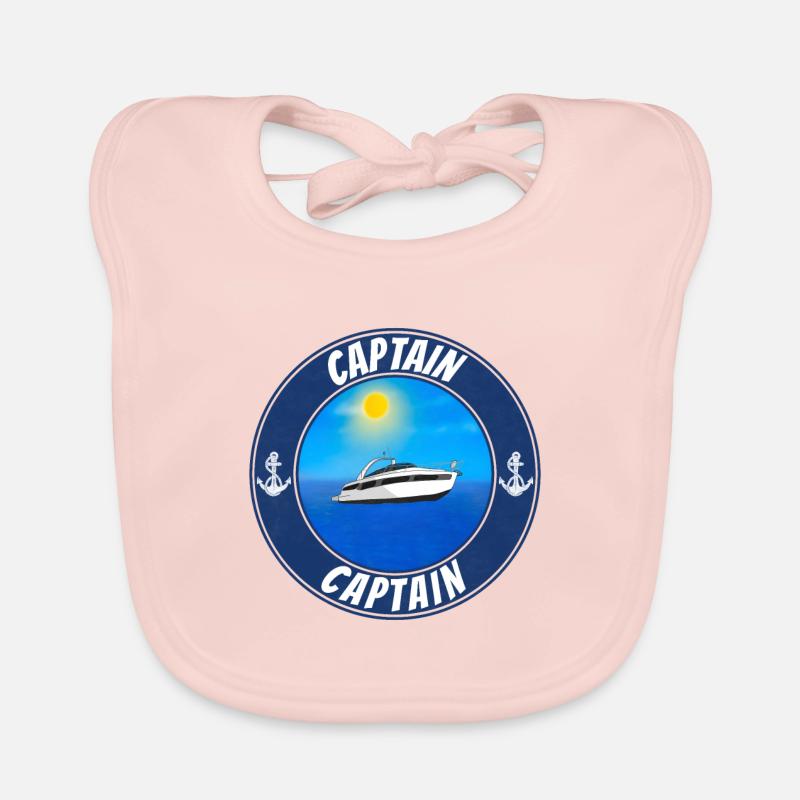 Capitaine Bateau Bavoir bio Bébé